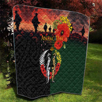 New Zealand and Australia ANZAC Day Quilt Lest We Forget Indigenous and Maori Pattern