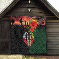 New Zealand and Australia ANZAC Day Quilt Lest We Forget Indigenous and Maori Pattern