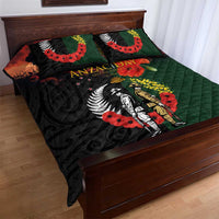 New Zealand and Australia ANZAC Day Quilt Bed Set Lest We Forget Indigenous and Maori Pattern LT03 - Polynesian Pride