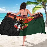 New Zealand and Australia ANZAC Day Sarong Lest We Forget Indigenous and Maori Pattern