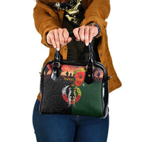 New Zealand and Australia ANZAC Day Shoulder Handbag Lest We Forget Indigenous and Maori Pattern LT03 One Size Multicolor - Polynesian Pride