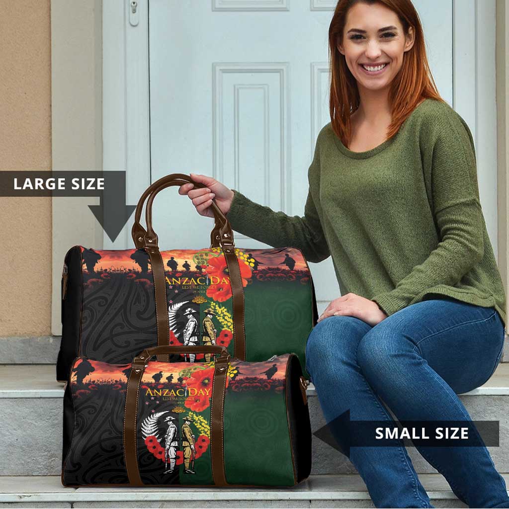 New Zealand and Australia ANZAC Day Travel Bag Lest We Forget Indigenous and Maori Pattern LT03 - Polynesian Pride