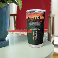 New Zealand and Australia ANZAC Day Tumbler Cup Lest We Forget Indigenous and Maori Pattern LT03 - Polynesian Pride