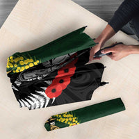 New Zealand and Australia ANZAC Day Umbrella Lest We Forget Indigenous and Maori Pattern LT03 - Polynesian Pride