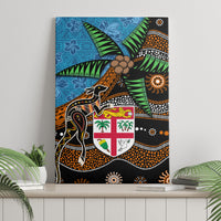 Fiji and Australia Canvas Wall Art Fijian and Aboriginal mix Culture