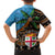 Fiji and Australia Family Matching Long Sleeve Bodycon Dress and Hawaiian Shirt Fijian and Aboriginal mix Culture