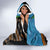 Fiji and Australia Hooded Blanket Fijian and Aboriginal mix Culture