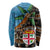 Fiji and Australia Long Sleeve Shirt Fijian and Aboriginal mix Culture