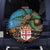 Fiji and Australia Spare Tire Cover Fijian and Aboriginal mix Culture