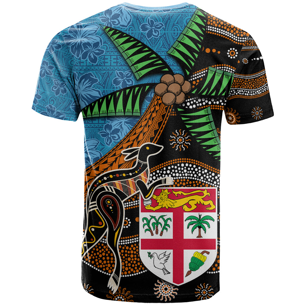 Fiji and Australia T Shirt Fijian and Aboriginal mix Culture