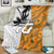 Custom Fiji and Australia Rugby Blanket Tapa Mix Aboriginal Pattern Half Style