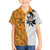 Custom Fiji and Australia Rugby Kid Hawaiian Shirt Tapa Mix Aboriginal Pattern Half Style