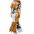 Custom Fiji and Australia Rugby Mermaid Dress Tapa Mix Aboriginal Pattern Half Style