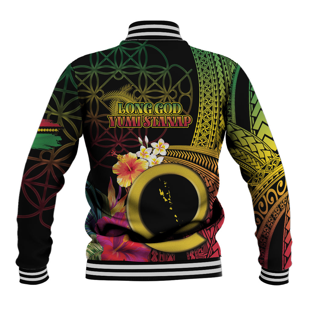 Vanuatu Independence Day Baseball Jacket Sand Drawing Melanesian Vibes LT03 - Polynesian Pride