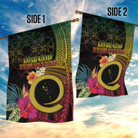 Vanuatu Independence Day Garden Flag Sand Drawing Melanesian Vibes LT03 - Polynesian Pride