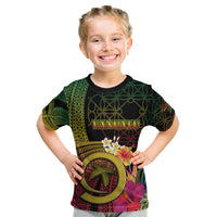 Vanuatu Independence Day Kid T Shirt Sand Drawing Melanesian Vibes