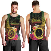 Vanuatu Independence Day Men Tank Top Sand Drawing Melanesian Vibes LT03 - Polynesian Pride