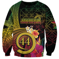 Vanuatu Selebretem 44th Indipendens Dei Sweatshirt Sand Drawing Melanesian Vibes LT03 Unisex Black - Polynesian Pride