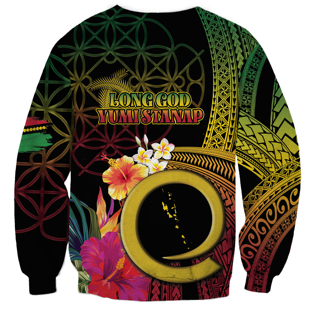 Vanuatu Selebretem 44th Indipendens Dei Sweatshirt Sand Drawing Melanesian Vibes LT03 - Polynesian Pride