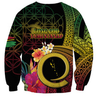 Vanuatu Selebretem 44th Indipendens Dei Sweatshirt Sand Drawing Melanesian Vibes LT03 - Polynesian Pride