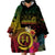 Vanuatu Selebretem 44th Indipendens Dei Wearable Blanket Hoodie Sand Drawing Melanesian Vibes