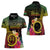 Vanuatu Selebretem 44th Indipendens Dei Women Polo Shirt Sand Drawing Melanesian Vibes