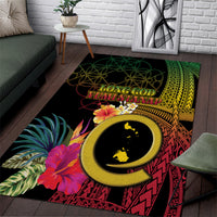 Vanuatu Shefa Day Area Rug Sand Drawing Melanesian