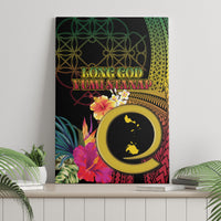 Vanuatu Shefa Day Canvas Wall Art Sand Drawing Melanesian LT03 - Polynesian Pride