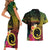 Vanuatu Shefa Day Couples Matching Short Sleeve Bodycon Dress and Hawaiian Shirt Sand Drawing Melanesian