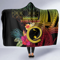 Vanuatu Shefa Day Hooded Blanket Sand Drawing Melanesian LT03 - Polynesian Pride