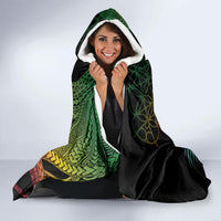 Vanuatu Shefa Day Hooded Blanket Sand Drawing Melanesian LT03 - Polynesian Pride