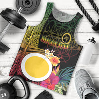 Vanuatu Shefa Day Men Tank Top Sand Drawing Melanesian LT03 - Polynesian Pride