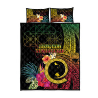 Vanuatu Shefa Day Quilt Bed Set Sand Drawing Melanesian LT03 - Polynesian Pride