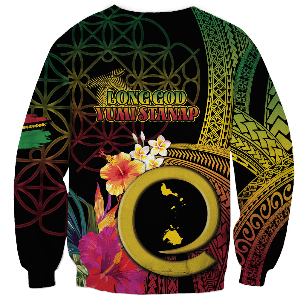Vanuatu Shefa Day Sweatshirt Sand Drawing Melanesian LT03 - Polynesian Pride