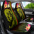 Hawaiian Reggae Music Car Seat Cover Jamaica Singer Tribal Polynesian and Hibiscus