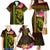 Hawaiian Reggae Music Family Matching Mermaid Dress and Hawaiian Shirt Jamaica Singer Tribal Polynesian and Hibiscus