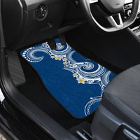 Aloha Polynesian Plumeria Flower Car Mats Blue Color LT03 - Polynesian Pride