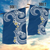 Aloha Polynesian Plumeria Flower Garden Flag Blue Color LT03 - Polynesian Pride