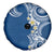 Aloha Polynesian Plumeria Flower Spare Tire Cover Blue Color