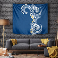 Aloha Polynesian Plumeria Flower Tapestry Blue Color LT03 - Polynesian Pride