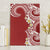 Aloha Polynesian Plumeria Flower Canvas Wall Art Red Color