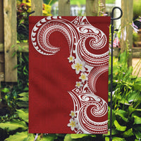 Aloha Polynesian Plumeria Flower Garden Flag Red Color LT03 Garden Flag Red - Polynesian Pride