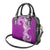 Aloha Polynesian Plumeria Flower Shoulder Handbag Purple Color