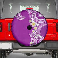 Aloha Polynesian Plumeria Flower Spare Tire Cover Purple Color LT03 - Polynesian Pride
