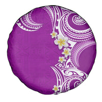 Aloha Polynesian Plumeria Flower Spare Tire Cover Purple Color LT03 - Polynesian Pride