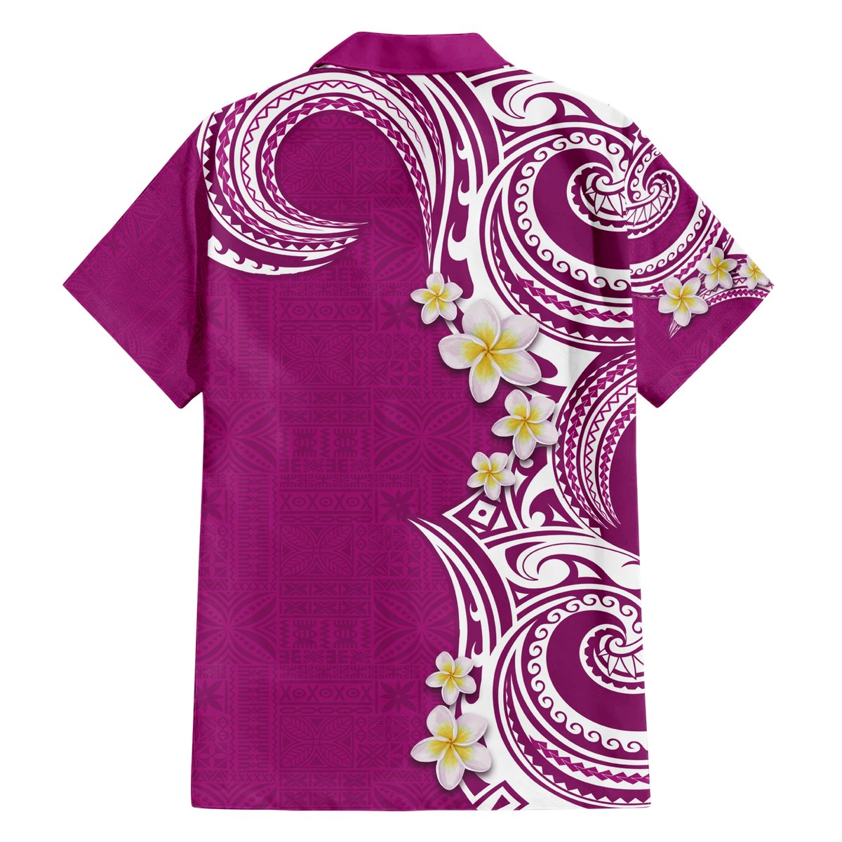 Aloha Polynesian Plumeria Flower Hawaiian Shirt Pink Color LT03 - Polynesian Pride