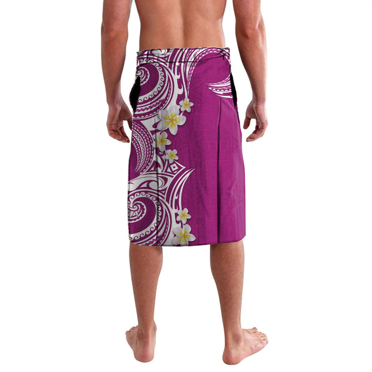Aloha Polynesian Plumeria Flower Lavalava Pink Color LT03 - Polynesian Pride