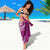 Aloha Polynesian Plumeria Flower Sarong Pink Color