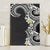 Aloha Polynesian Plumeria Flower Canvas Wall Art Black White Color