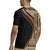 Samoa Siapo Motif and Tapa Pattern Half Style Rugby Jersey Beige Color